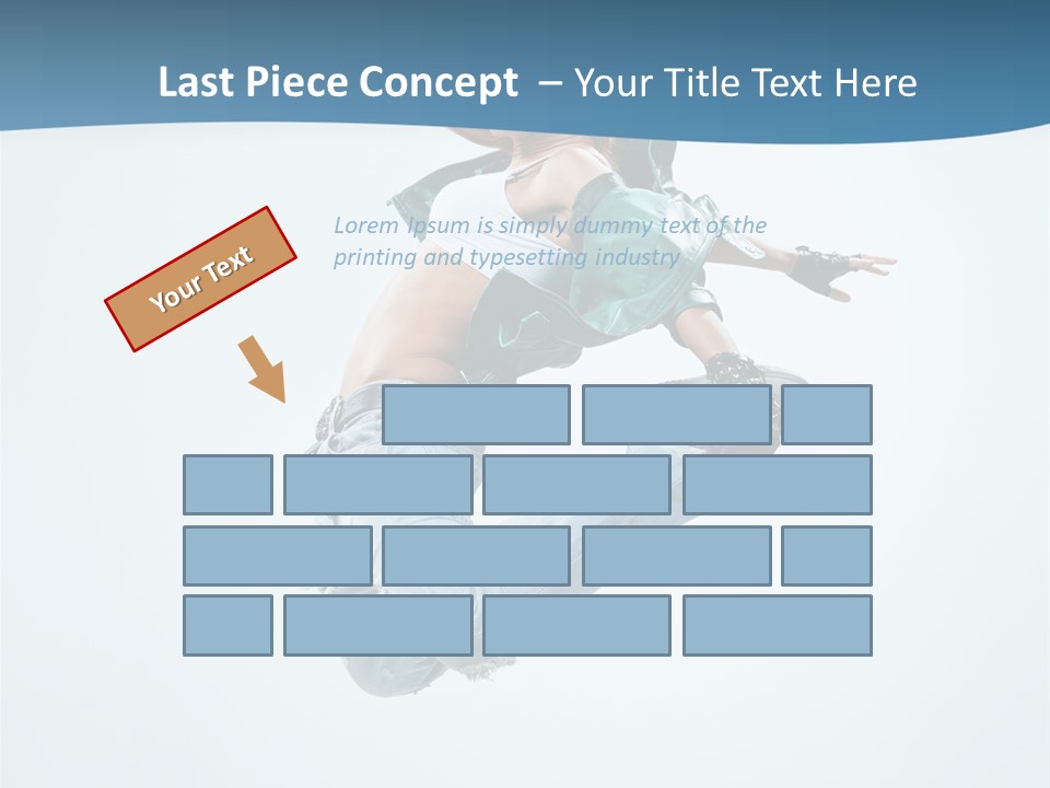 Color Dancer Aerobics PowerPoint Template