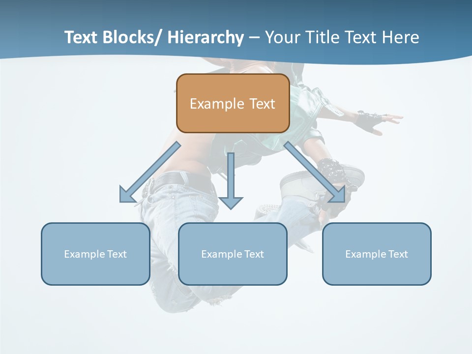 Color Dancer Aerobics PowerPoint Template