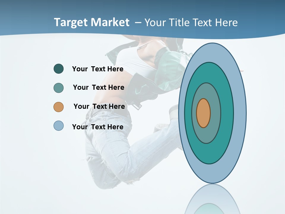 Color Dancer Aerobics PowerPoint Template