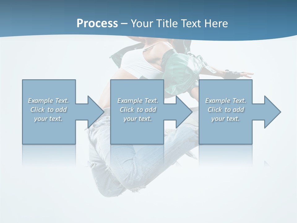 Color Dancer Aerobics PowerPoint Template