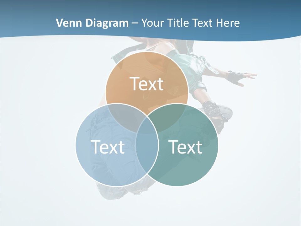 Color Dancer Aerobics PowerPoint Template