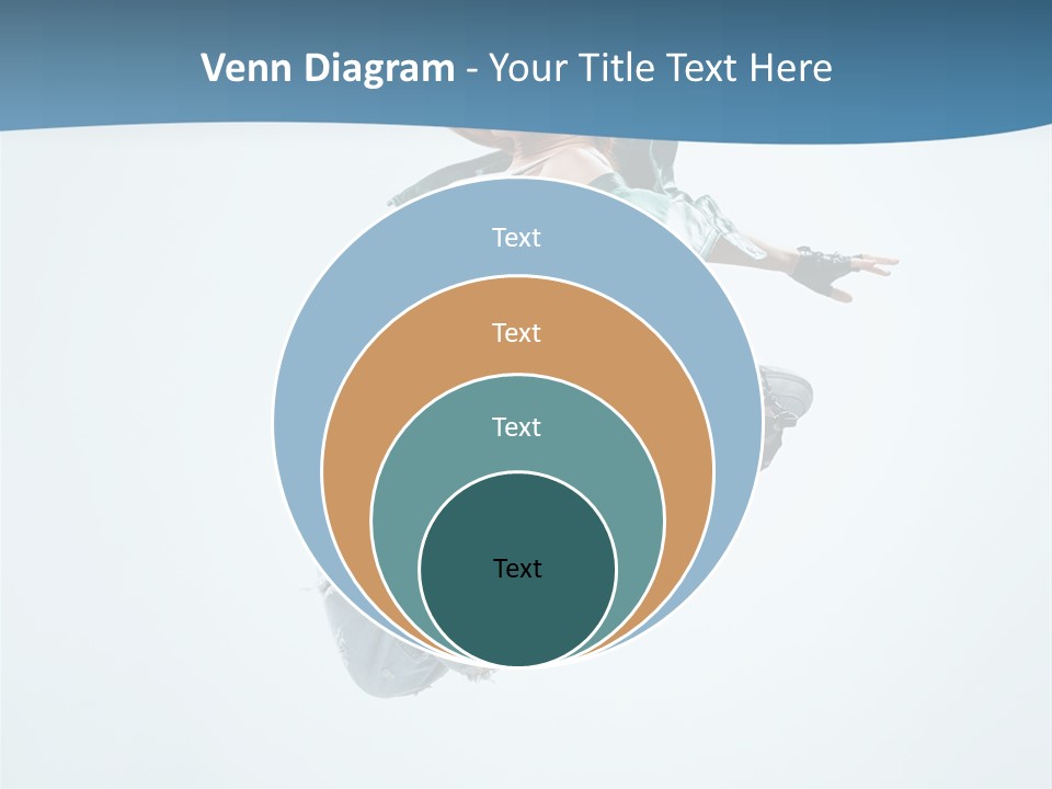 Color Dancer Aerobics PowerPoint Template