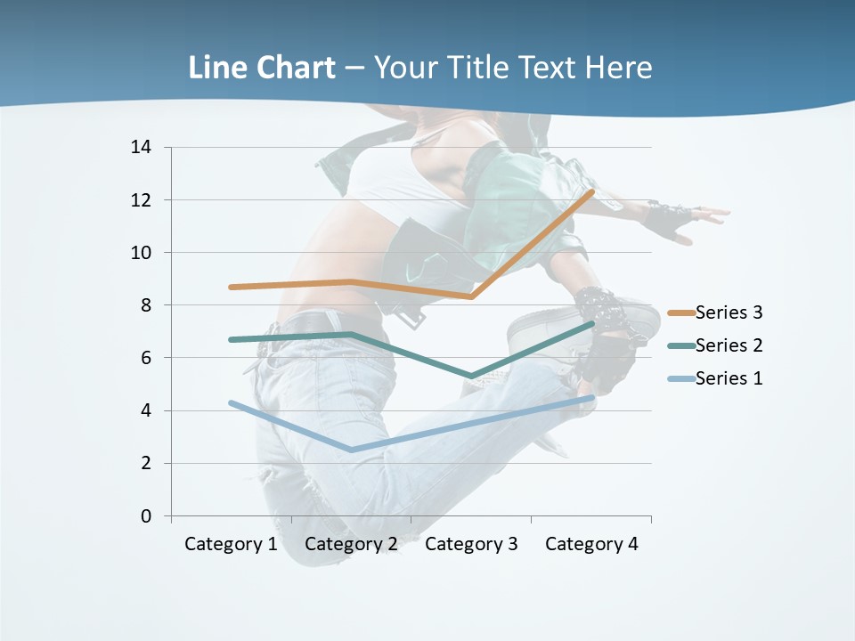 Color Dancer Aerobics PowerPoint Template