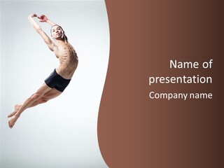 Dancer Gymnastic Fitness PowerPoint Template