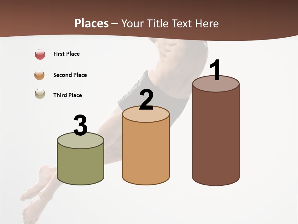 Dancer Gymnastic Fitness PowerPoint Template