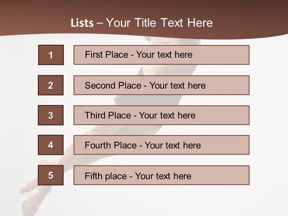 Dancer Gymnastic Fitness PowerPoint Template