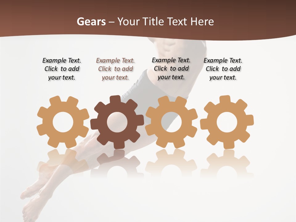 Dancer Gymnastic Fitness PowerPoint Template