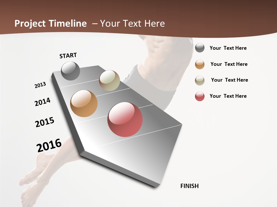 Dancer Gymnastic Fitness PowerPoint Template