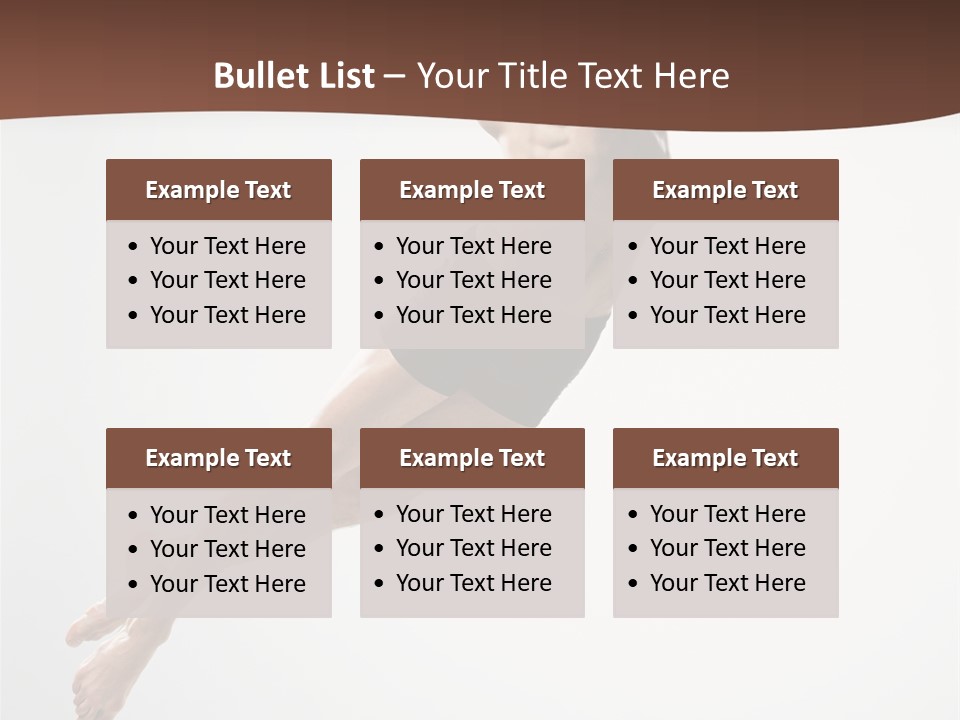Dancer Gymnastic Fitness PowerPoint Template