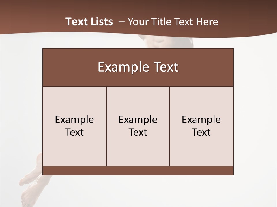 Dancer Gymnastic Fitness PowerPoint Template
