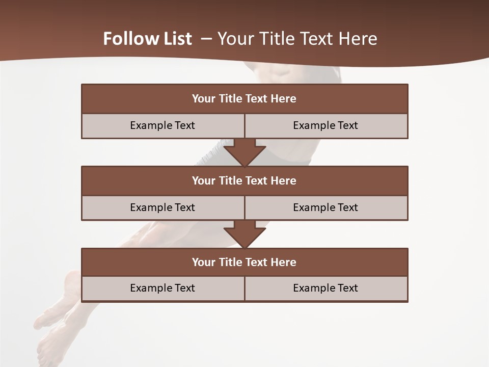 Dancer Gymnastic Fitness PowerPoint Template