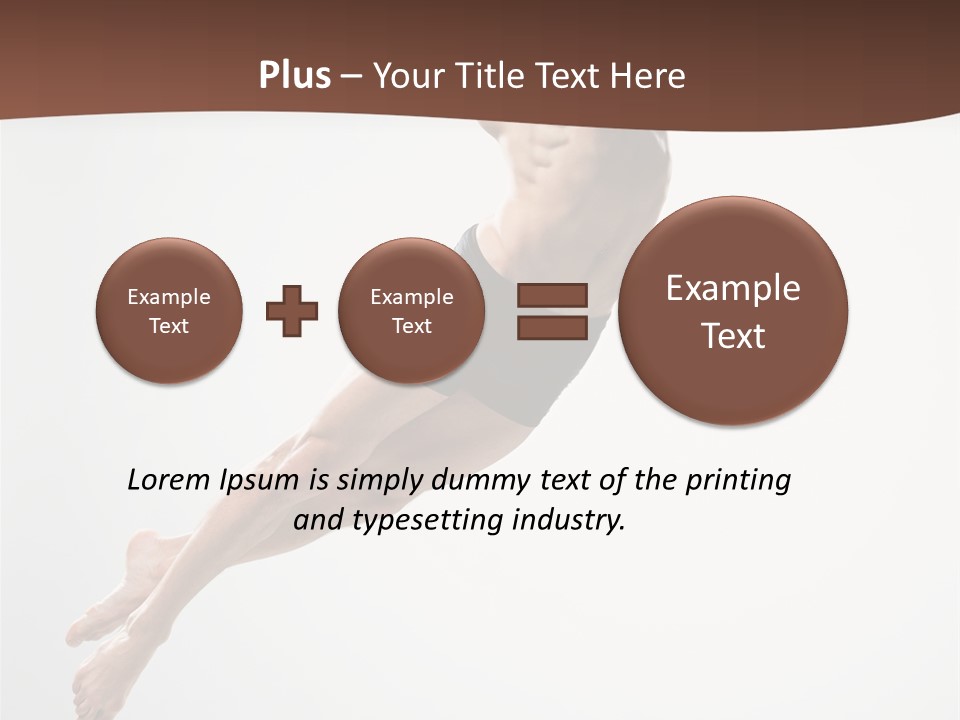 Dancer Gymnastic Fitness PowerPoint Template