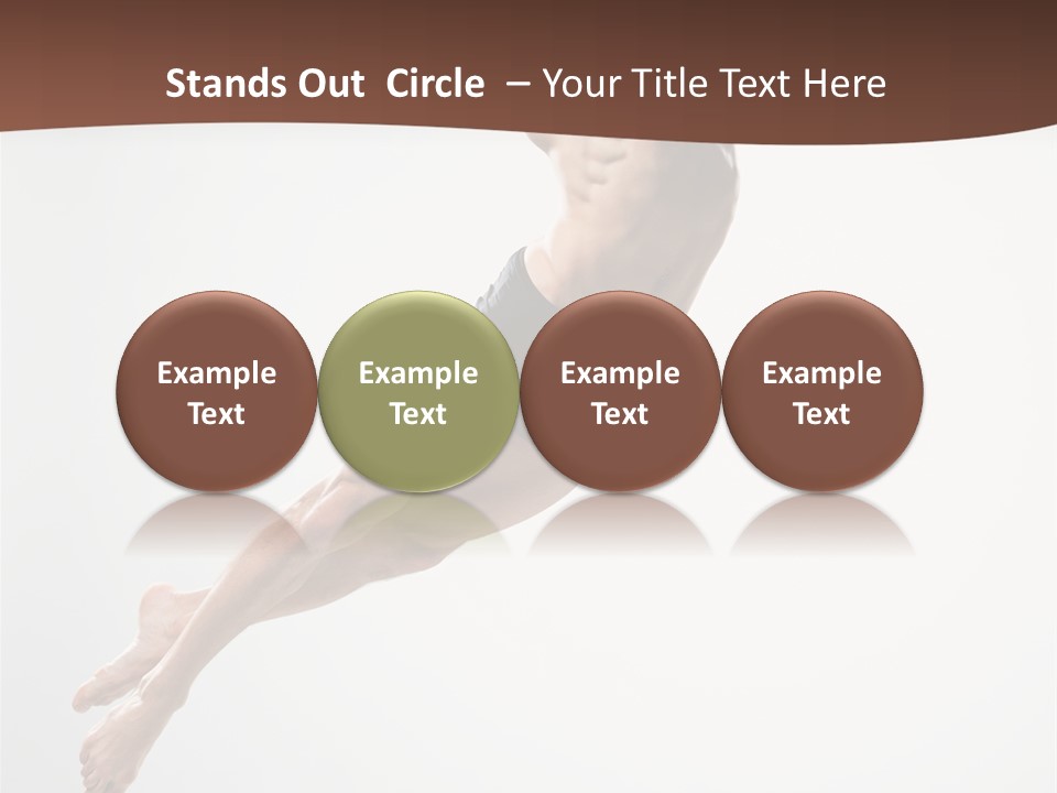 Dancer Gymnastic Fitness PowerPoint Template