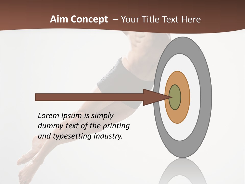 Dancer Gymnastic Fitness PowerPoint Template