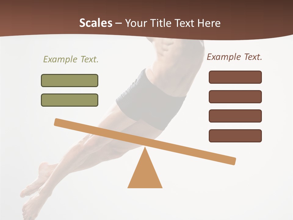 Dancer Gymnastic Fitness PowerPoint Template