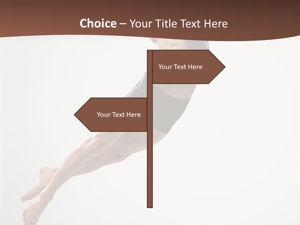 Dancer Gymnastic Fitness PowerPoint Template