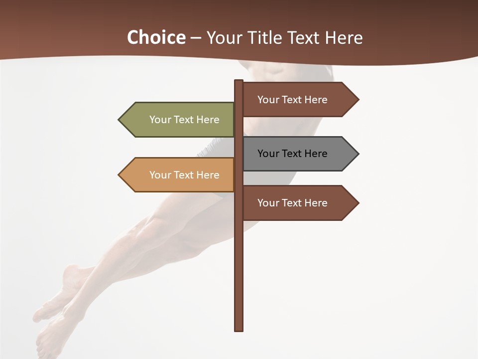 Dancer Gymnastic Fitness PowerPoint Template