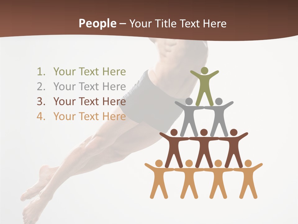 Dancer Gymnastic Fitness PowerPoint Template