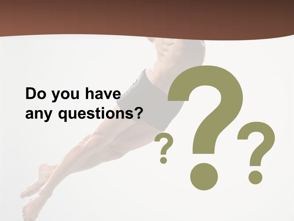 Dancer Gymnastic Fitness PowerPoint Template