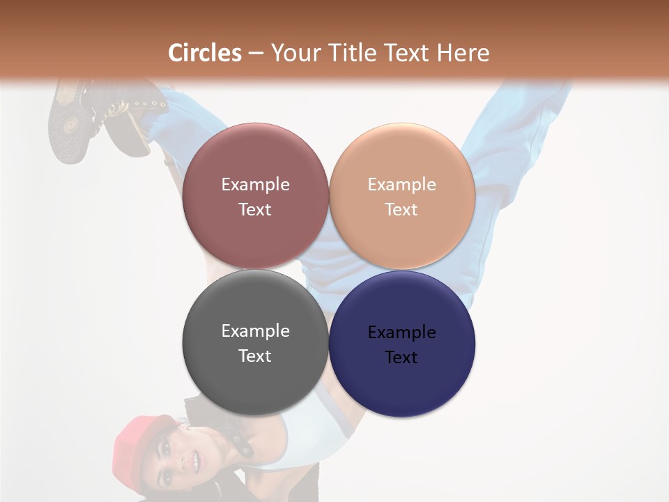 Breakdancer Dance Action PowerPoint Template