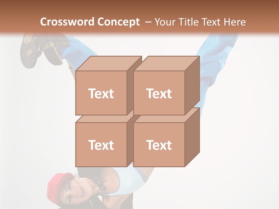 Breakdancer Dance Action PowerPoint Template