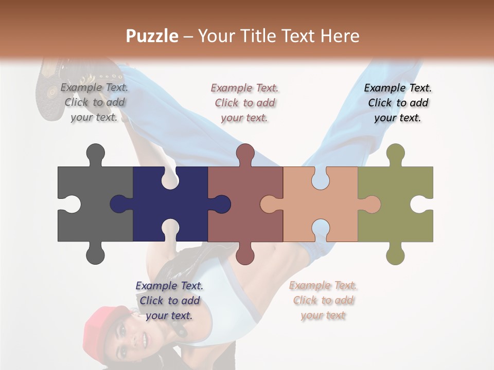 Breakdancer Dance Action PowerPoint Template