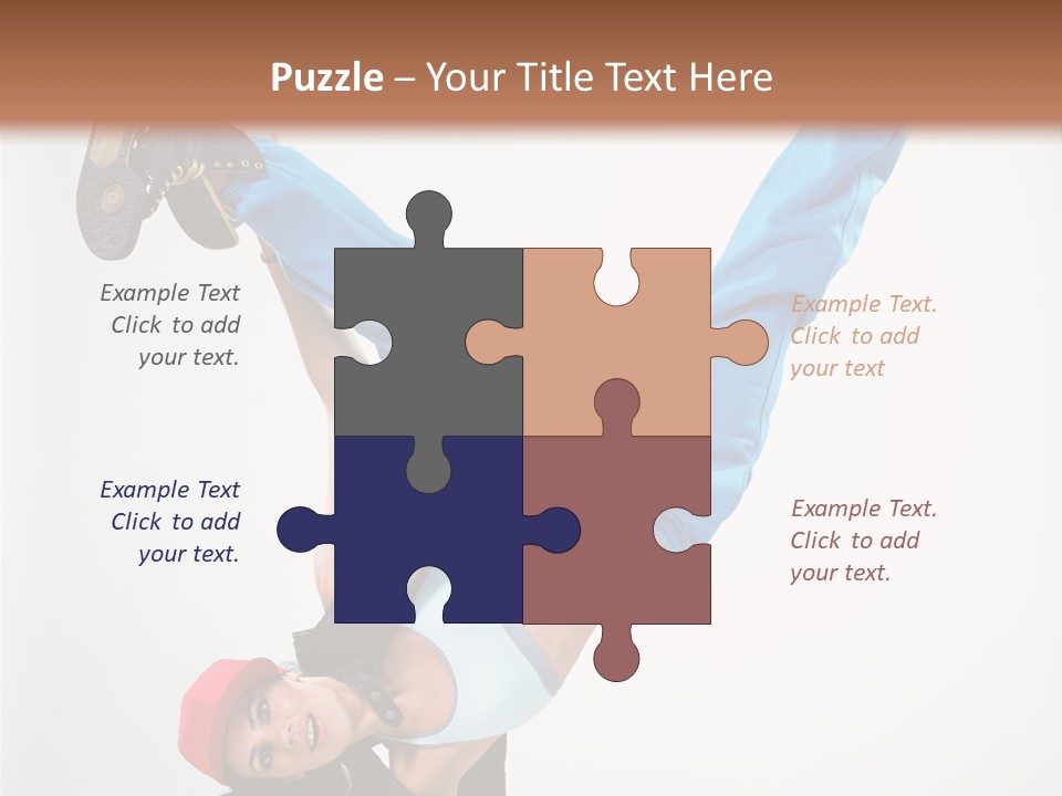 Breakdancer Dance Action PowerPoint Template