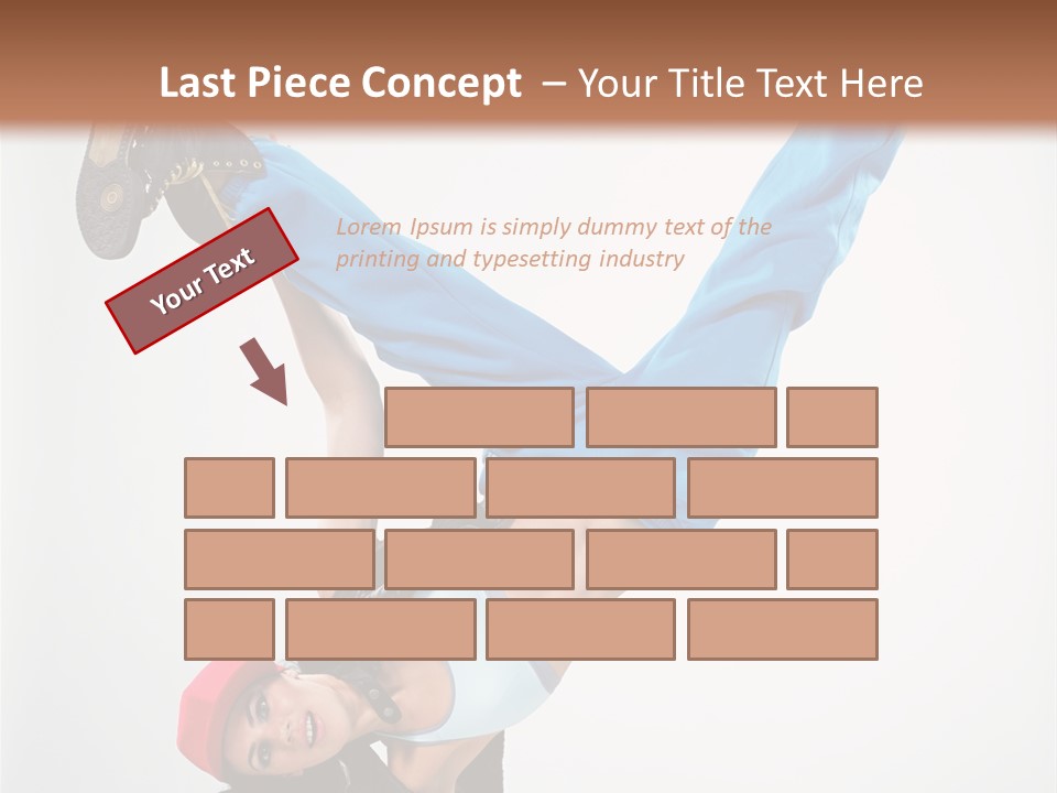 Breakdancer Dance Action PowerPoint Template