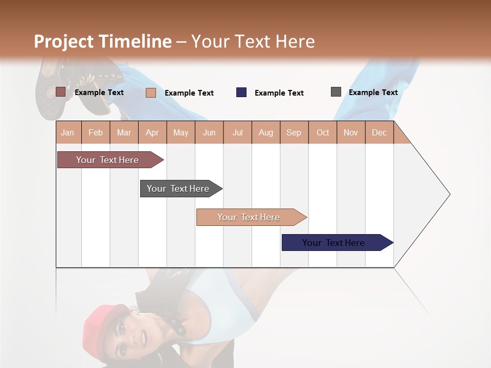 Breakdancer Dance Action PowerPoint Template