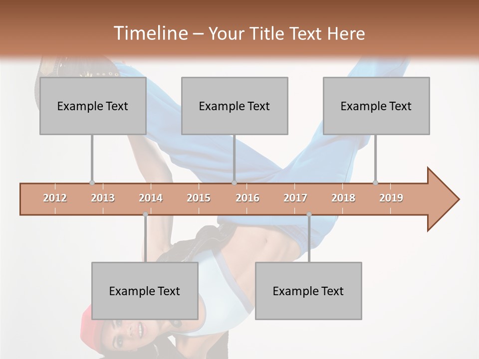 Breakdancer Dance Action PowerPoint Template