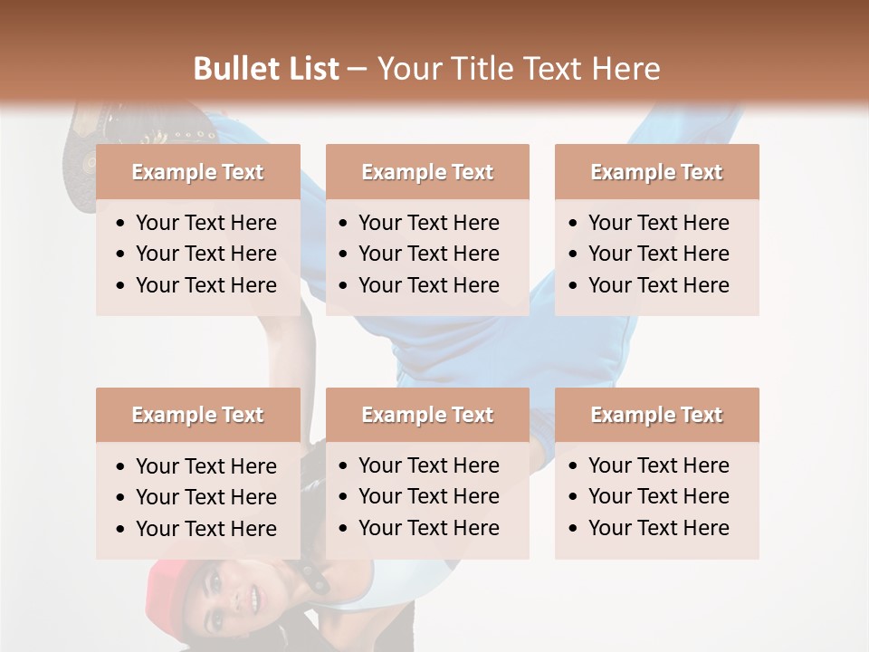 Breakdancer Dance Action PowerPoint Template