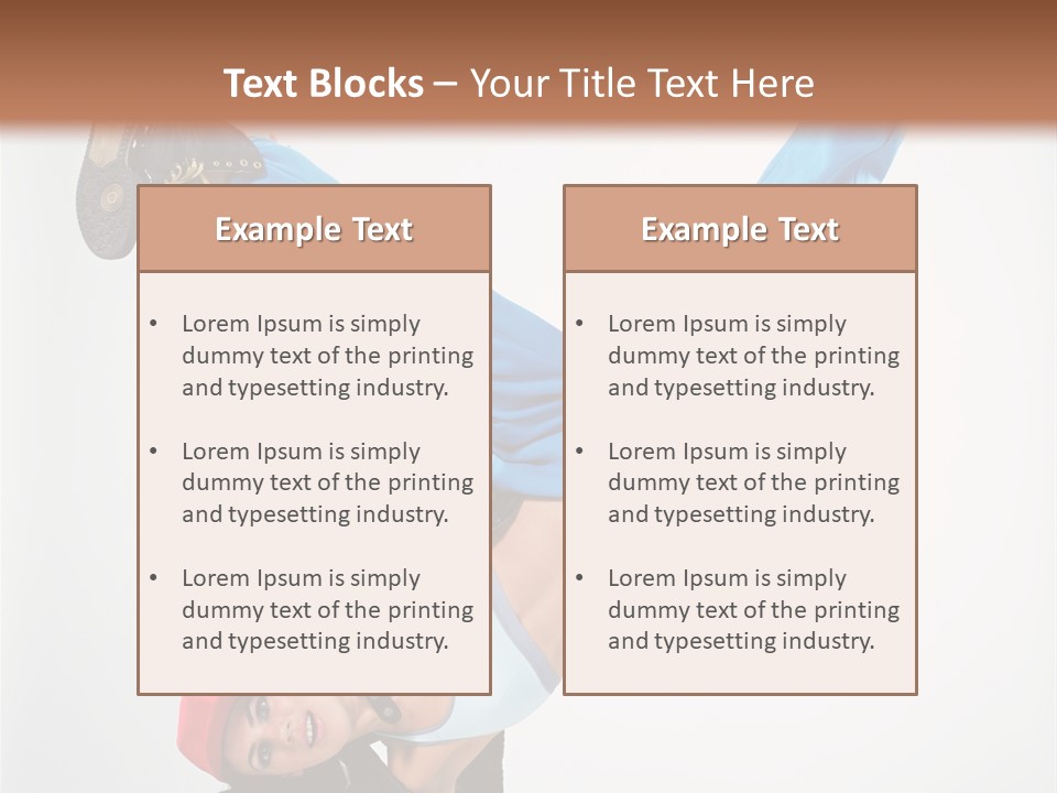 Breakdancer Dance Action PowerPoint Template