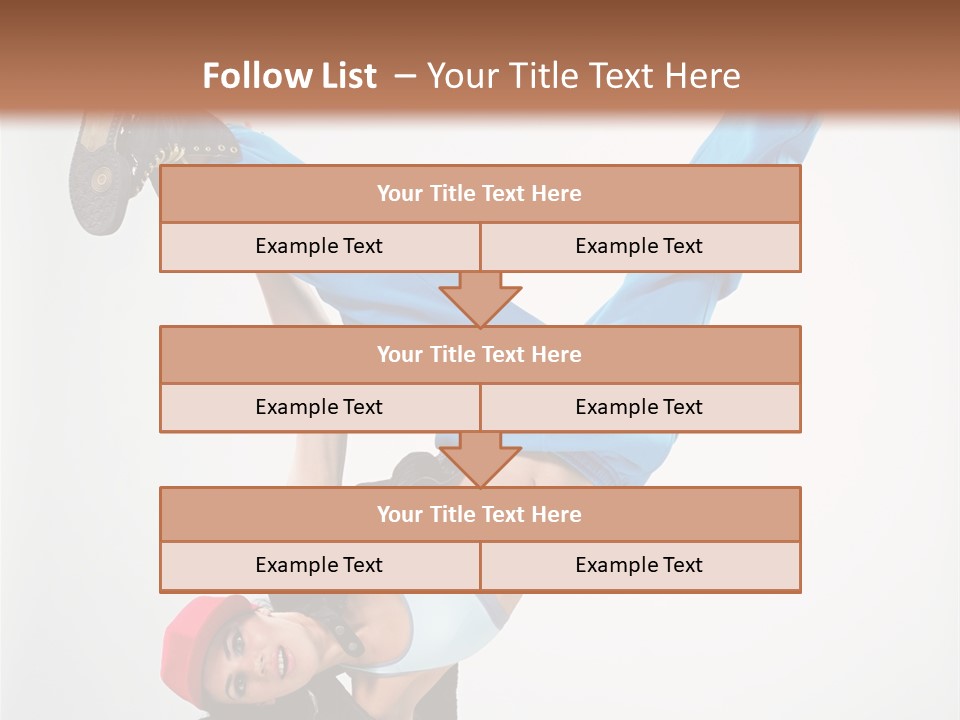 Breakdancer Dance Action PowerPoint Template