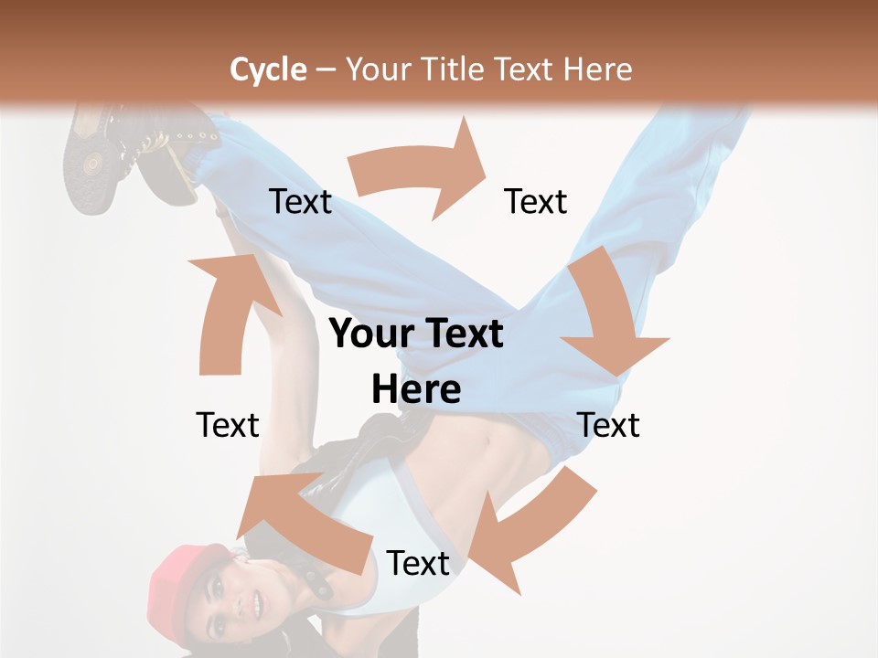 Breakdancer Dance Action PowerPoint Template