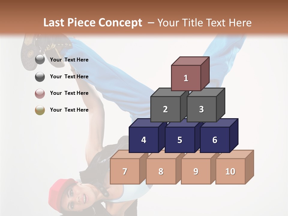 Breakdancer Dance Action PowerPoint Template