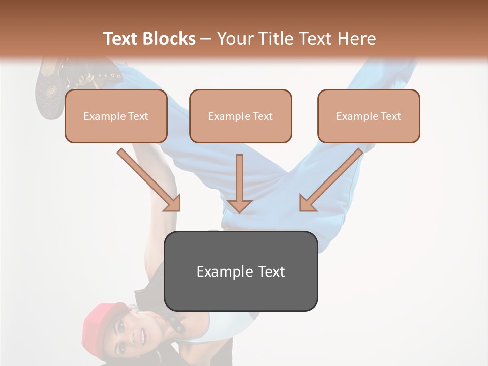 Breakdancer Dance Action PowerPoint Template