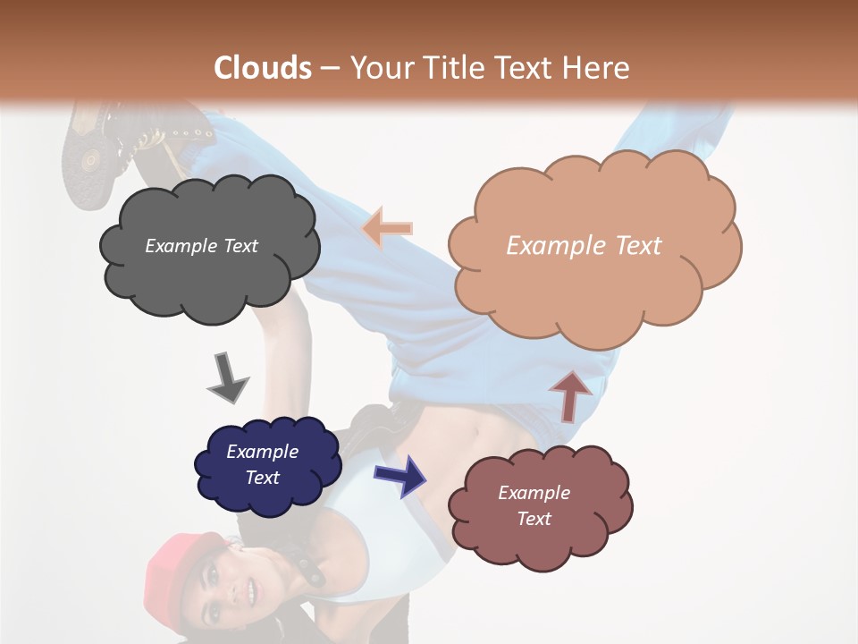 Breakdancer Dance Action PowerPoint Template