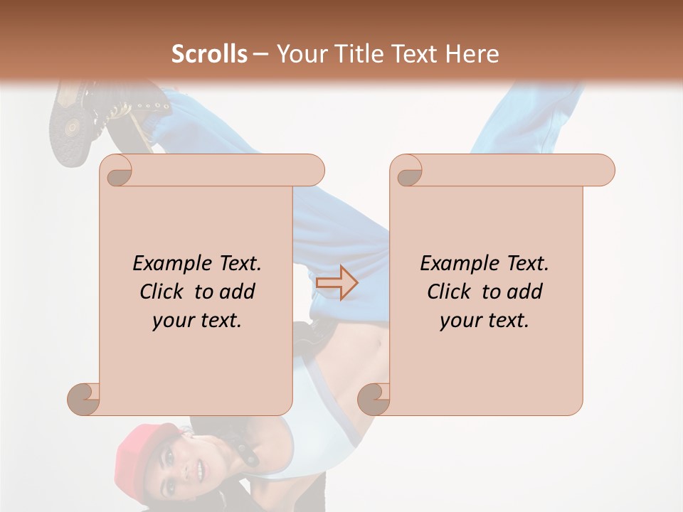 Breakdancer Dance Action PowerPoint Template