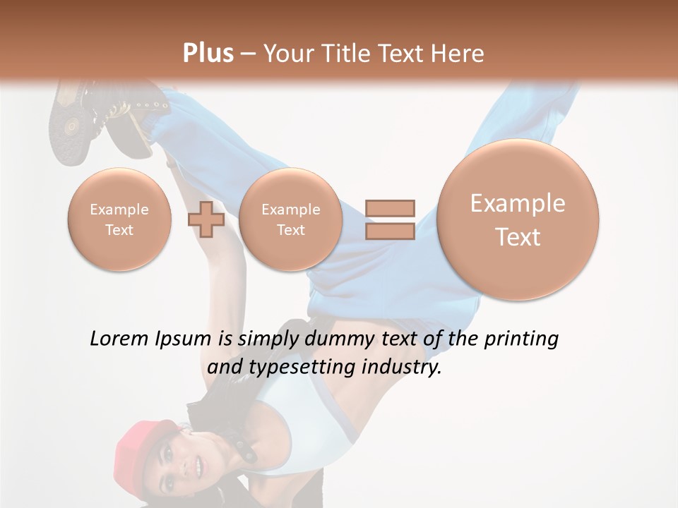 Breakdancer Dance Action PowerPoint Template