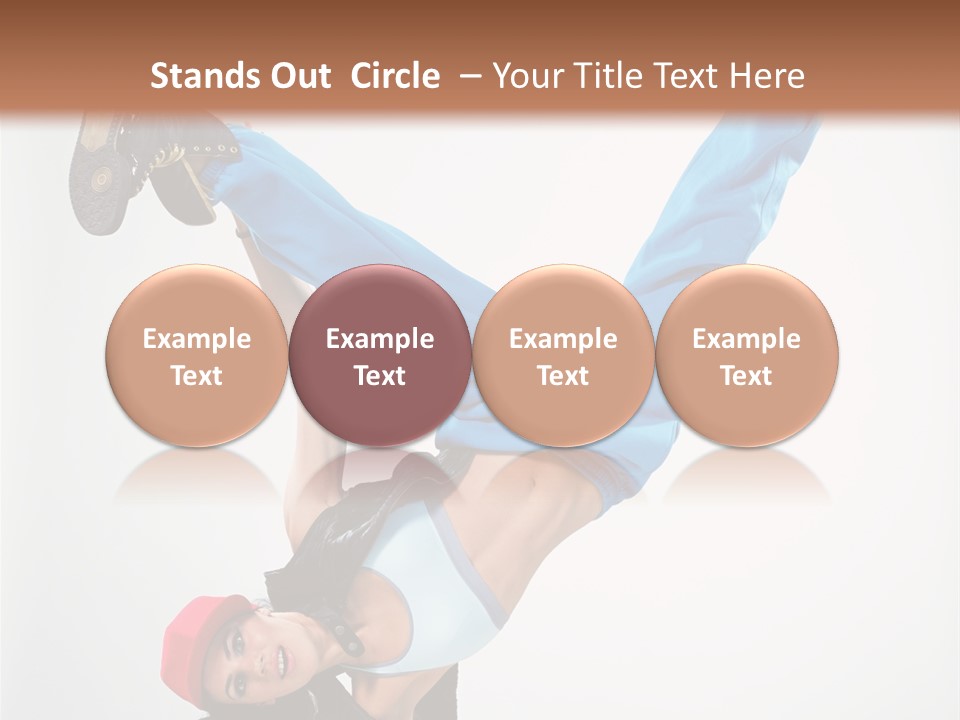 Breakdancer Dance Action PowerPoint Template