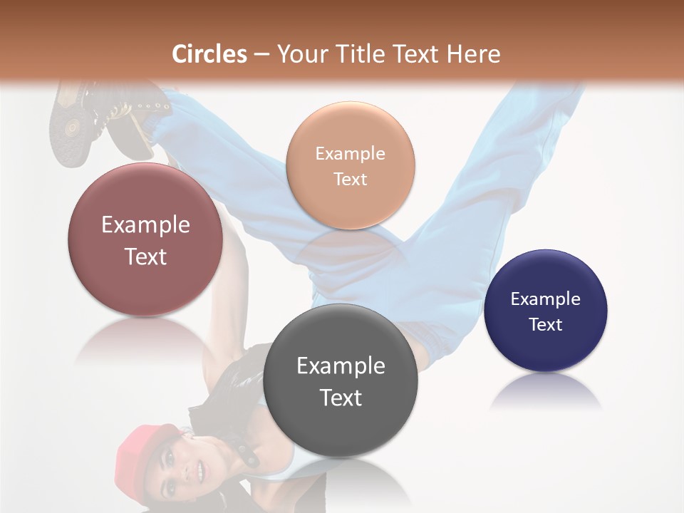 Breakdancer Dance Action PowerPoint Template