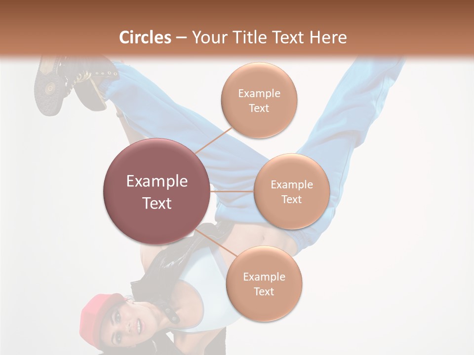 Breakdancer Dance Action PowerPoint Template