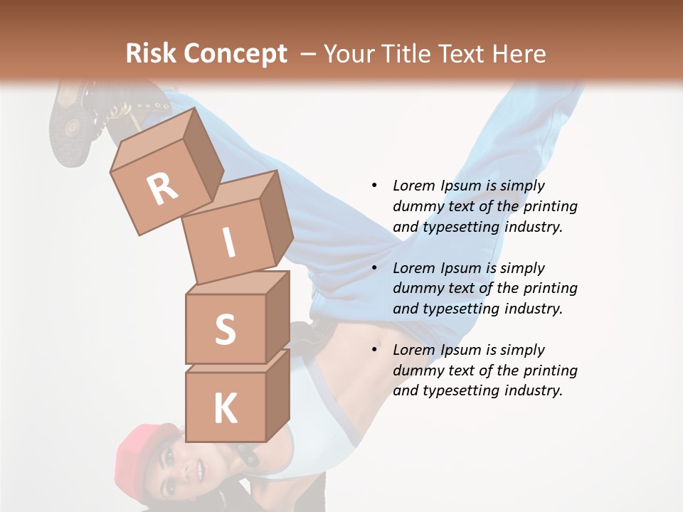 Breakdancer Dance Action PowerPoint Template