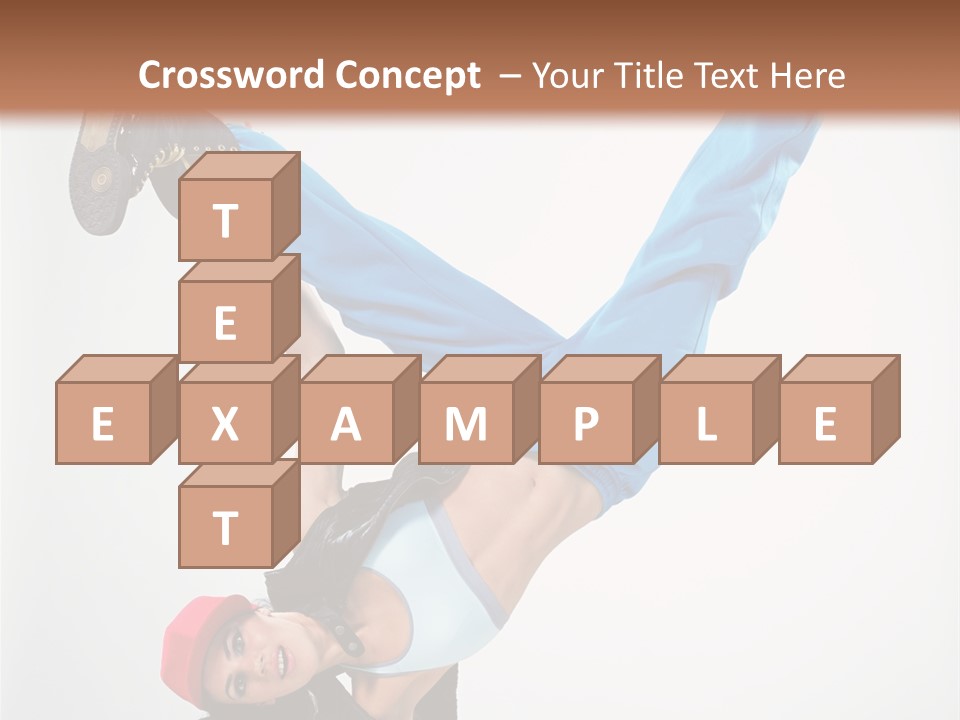 Breakdancer Dance Action PowerPoint Template