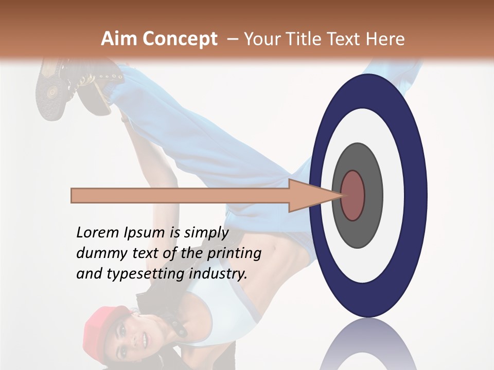 Breakdancer Dance Action PowerPoint Template