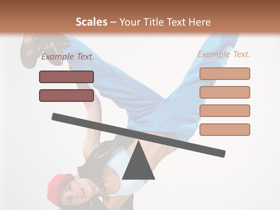 Breakdancer Dance Action PowerPoint Template