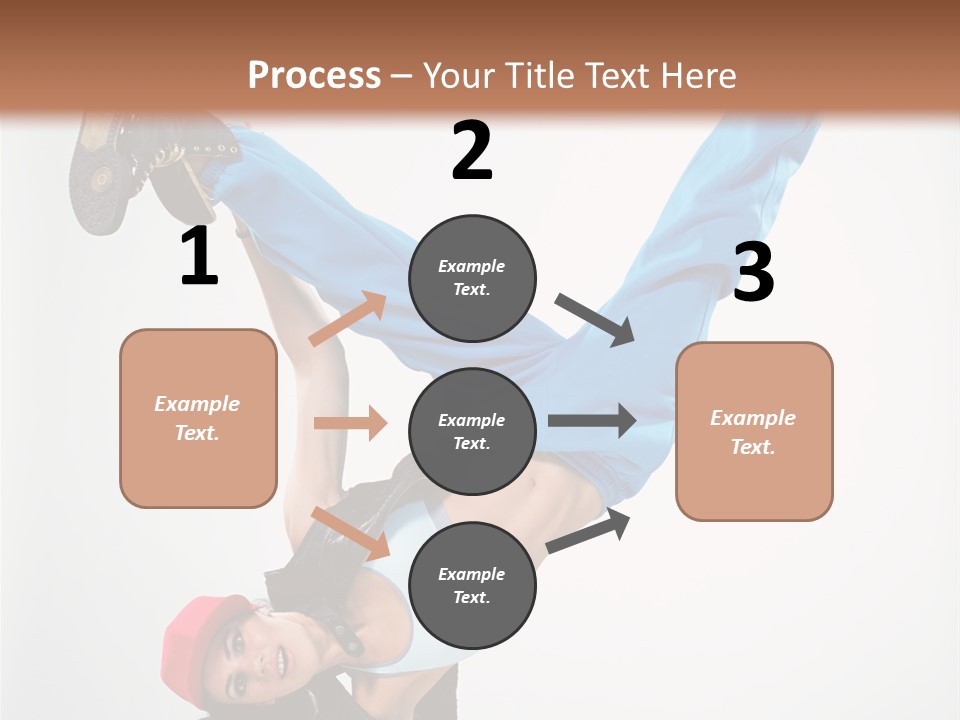 Breakdancer Dance Action PowerPoint Template