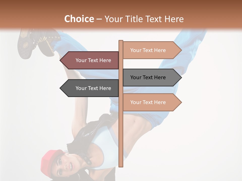 Breakdancer Dance Action PowerPoint Template
