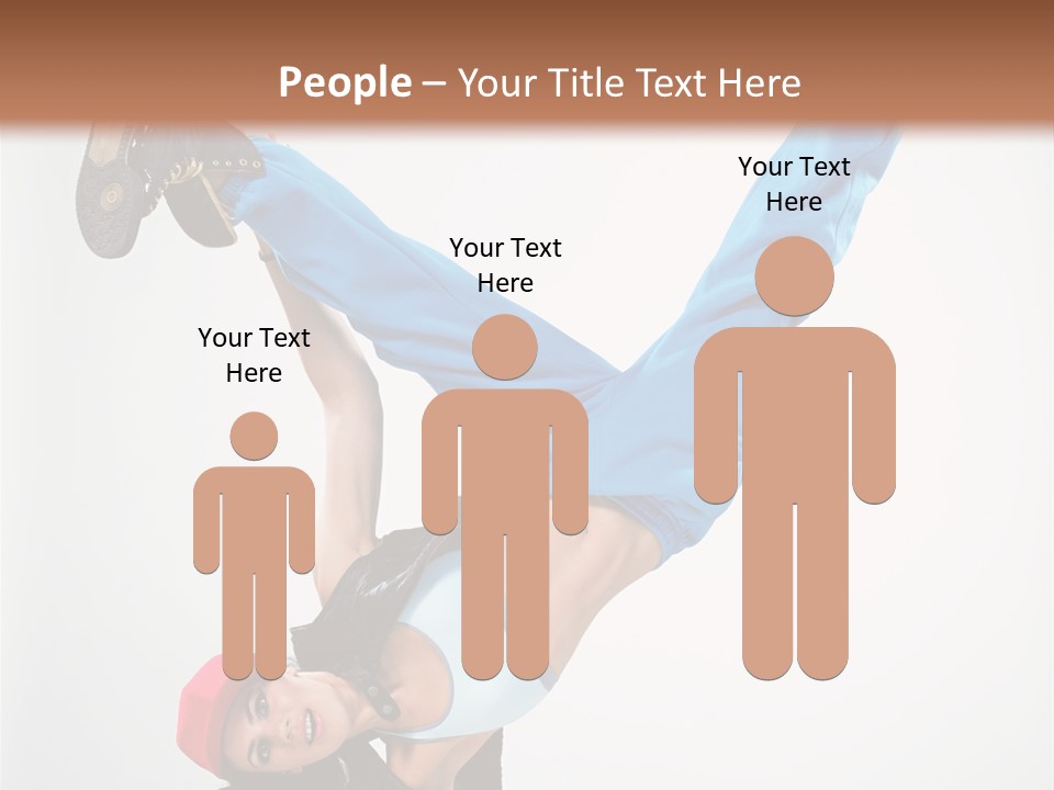 Breakdancer Dance Action PowerPoint Template