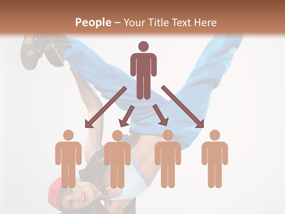 Breakdancer Dance Action PowerPoint Template
